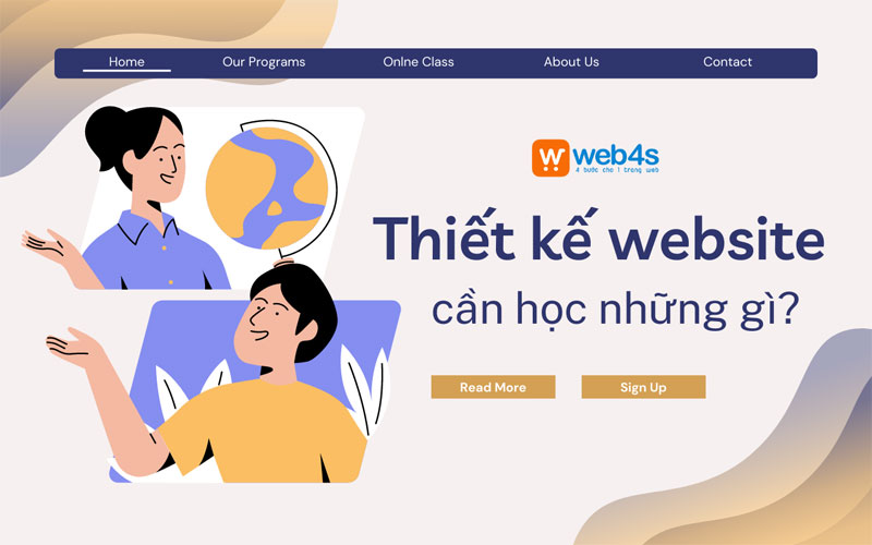 Thiết kế website cần học những gì?